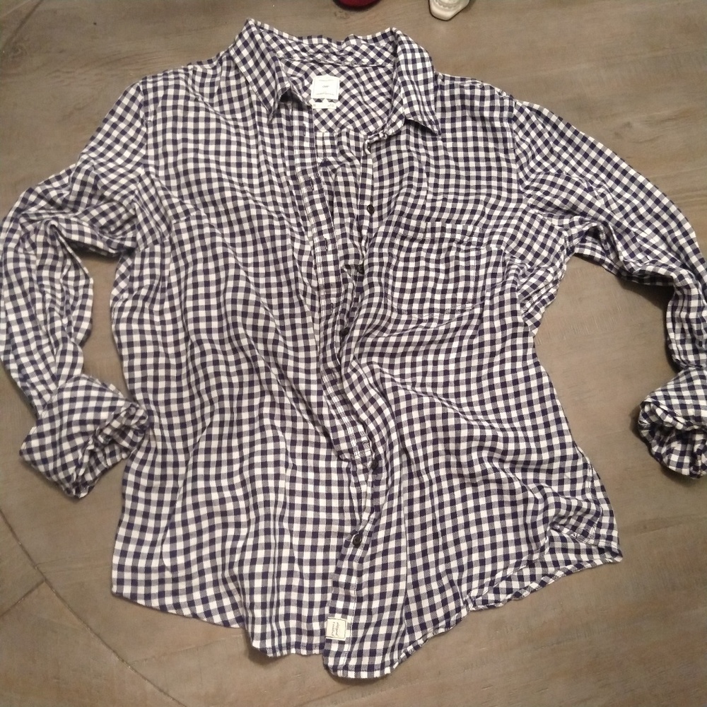 GAP Gingham button down